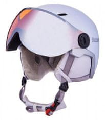 Blizzard Lyžařská přilba Blizzard VIVA DOUBLE VISOR 56-59 WHITE/SILVER