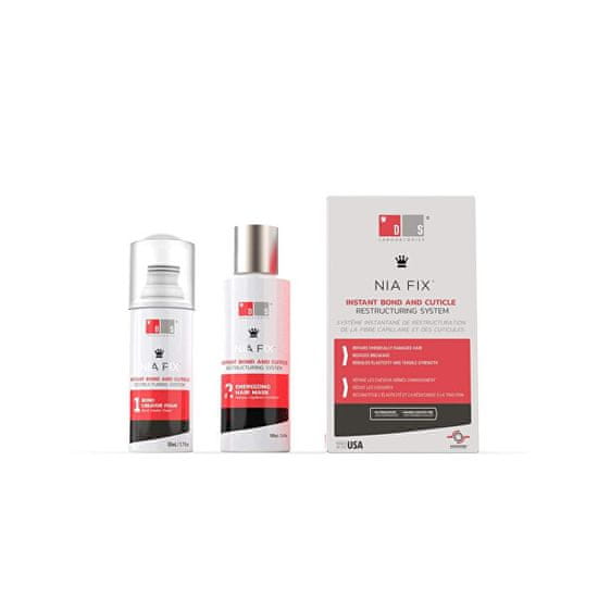 DS Laboratories Darilni set za poškodovane lase Nia Fix (Restructuring System) 150 ml