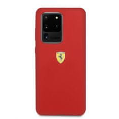 Scuderia Ferrari ovitek za Samsung Galaxy S20 Plus, silikonski, rdeč