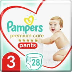 Pampers plenice Premium Care Pants 3 (6-11 kg) 28 kosov