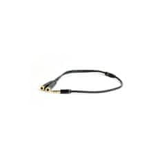 CABLEXPERT Avdio kabel 1x 3.5mm M - 2x 3.5mm Ž 10cm