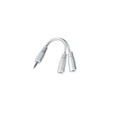 CABLEXPERT Avdio kabel 1x 3.5mm M - 2x 3.5mm Ž 10cm bel