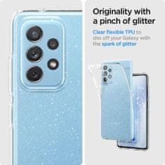 Spigen Liquid Crystal silikónový kryt na Samsung Galaxy A72, glitter priesvitný