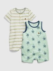 Gap Baby overal, 2 ks shorty one-piece 6-12M
