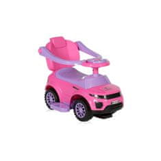 Lorelli Poganjalec avto OFF ROAD + Vodilna palica PINK