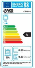 VOX electronics steklokeramični štedilnik CTR6305 IX