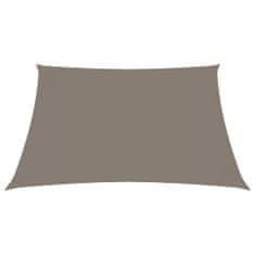 Vidaxl Senčno jadro oksford blago kvadratno 3,6x3,6 m taupe