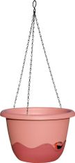 Plastia Mareta viseči sadilnik - temno roza + bordo 30 cm