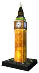 Ravensburger Osvetljena 3D sestavljanka Night Edition Big Ben 216 kosov