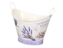 NOHEL GARDEN Komplet pokrovov za cvetlične lončke LAVENDER DE PROVENCE list 21,25,31cm