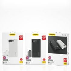 DUDAO K9Pro Power Bank 20000mAh 2x USB / USB-C / micro USB 2A, črna