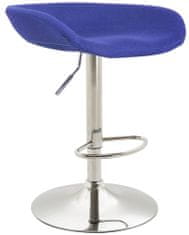 BHM Germany Anaheim barski stolček, polst, modra barva