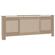 Vidaxl Pokrov za radiator MDF 205 cm