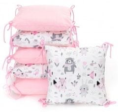 T-tomi blazina Velvet, pink bears