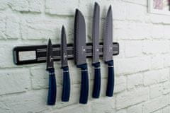 Berlingerhaus komplet nožev z magnetnim držalom Aquamarine Metallic Line, 6 kosov