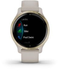 Garmin Venu 2S pametna ura, zlata (Light Gold/Light Sand)