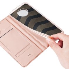 Dux Ducis Skin Pro knjižni usnjeni ovitek za Xiaomi Redmi Note 9T 5G, roza