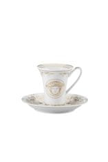 Rosenthal Versace ROSENTHAL VERSACE MEDUSA GALA Skodelica za espresso s krožničkom