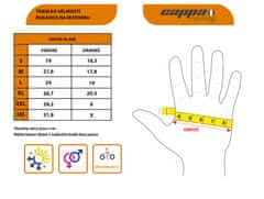 Cappa Racing Motoristične rokavice EVEREST, usnje/tekstil, dolge, črne XL