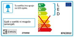 Emos Eddy namizna LED svetilka, bela