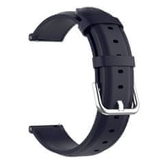 BStrap Leather Lux pašček za Samsung Galaxy Watch 3 45mm, navy blue