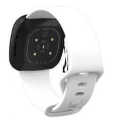 BStrap Silicone (Large) pašček za Fitbit Versa 3, white