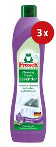  Frosch Cleaning Cream čistilo, sivka, 3 x 500 ml