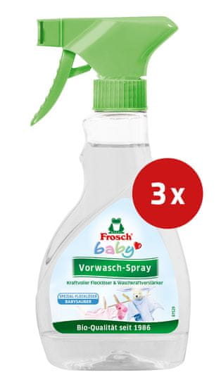 Frosch Baby odstranjevalec madežev v spreju, 300 ml, 3 kos