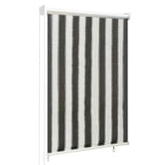 Vidaxl 312680 Outdoor Roller Blind 80x140 cm Anthracite and White Stripe