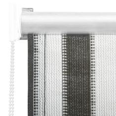 Vidaxl 312680 Outdoor Roller Blind 80x140 cm Anthracite and White Stripe