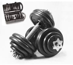 SEDCO Dumbbell SEDCO loading SET 2 x 15 kg v kovčku/ škatli