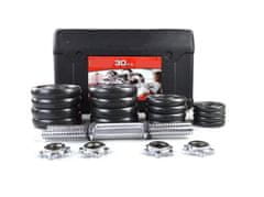 SEDCO Dumbbell SEDCO loading SET 2 x 15 kg v kovčku/ škatli