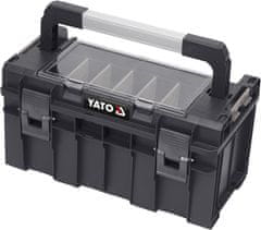 YATO  Plastična škatla za orodje z organizatorjem 450x260x240mm