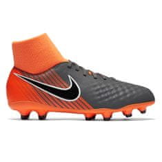 Nike JR OBRA 2 AKADEMIJA DF FG, 20 | FOOTBALL / SOCCER | GRD ŠOLA UNSX | VISOK vrh | TEMKA GREY / BLACK-TOTAL ORANGE-W | 4.5Y