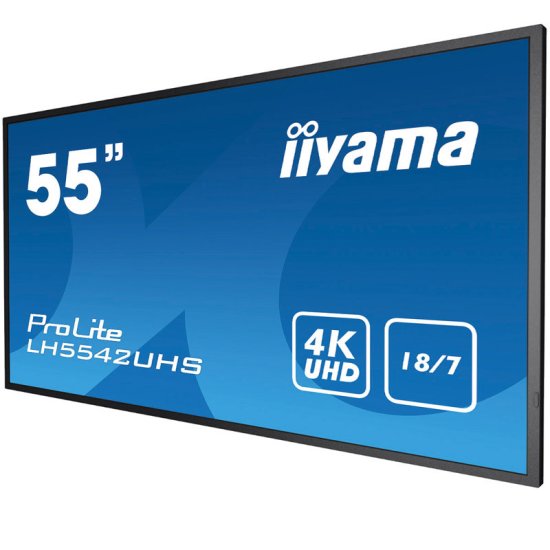 iiyama ProLite LED LCD informacijski monitor, 138.8 cm, IPS, UHD (LH5542UHS-B1)