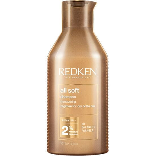 Redken All Soft (Shampoo) mehčanje šampona za suhe in hrustljave lase