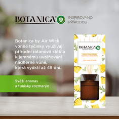 Air wick Botanica by Air Wick dišeče palčke Svež ananas in tunizijski rožmarin, 80 ml