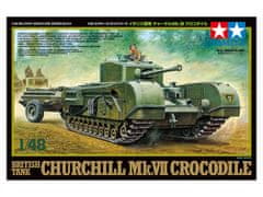 Tamiya maketa-miniatura Britanski tank Churchill Mk.VI • maketa-miniatura 1:48 tanki in oklepniki • Level 3