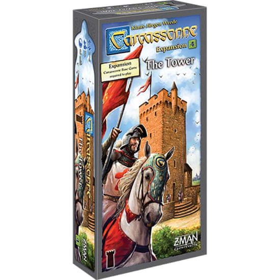 Z-Man Games družabna igra Carcassonne, razširitev The Tower angleška izdaja