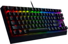 Razer BlackWidow V3 Tenkeyless tipkovnica, brez numeričnega dela, rumena mehanska stikala, US SLO g.