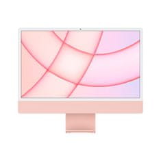 Apple iMac 24 računalnik, 512 GB, Pink - SLO (mgpn3cr/a)