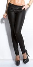 Amiatex Ženske treggings hlače 74746, črna, M