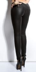 Amiatex Ženske treggings hlače 74746, črna, M