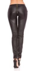 Amiatex Ženske treggings hlače 74750, črna, M