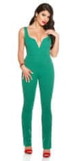 Amiatex Ženske overall hlače 75092, zelena, L