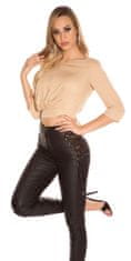 Amiatex Ženska bluza 76002, cappucino, S