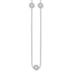 Thomas Sabo Náhrdelník "Světlo Luny" , KE1336-694-31-L80, Sterling Silver, 925 Sterling silver, milky aquamarine, zirconia white