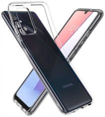Spigen Liquid Crystal ovitek za Samsung Galaxy A72, silikonski, prozoren