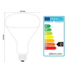 Avide Infrardeča žarnica E27 150W rdeča