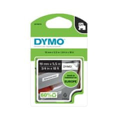 Dymo D1 16960 trak, 19 mm x 5,5 m, črna/bela